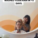 Devin Lytle Instagram - the #hairgrowth journey continues with a lil trim 💇🏼‍♀️ feat @saerahur 🤍 #hair #hairstylist