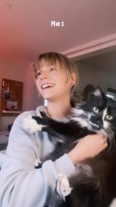 Devin Lytle Instagram - have u met my son? #cats #motherhood #ancestors #family #comedy