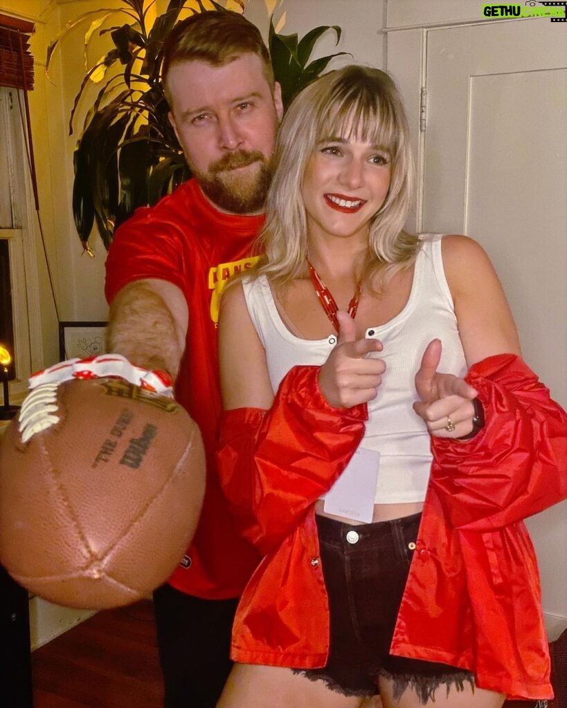 Devin Lytle Instagram - We really feel like this couples costume was Taylor-made for us. Thank you to everyone at the @instagram team for throwing a great #halloween party. #taylorsversion #couplescostume