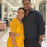 Devoleena Bhattacharjee Instagram - Celebrating 1 year of our togertherness. ❤️🤗😘 Wearing - @everbloomindia #marriageanniversary #1year #couplelove #aboutlastnight #blessed Radisson Mumbai Goregaon