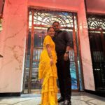 Devoleena Bhattacharjee Instagram - Celebrating 1 year of our togertherness. ❤️🤗😘 Wearing - @everbloomindia #marriageanniversary #1year #couplelove #aboutlastnight #blessed Radisson Mumbai Goregaon