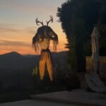 Devon Sawa Instagram - The nice thing about my new Halloween decoration is because of the antlers I can keep it up through Christmas.