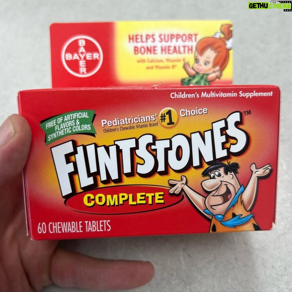 Devon Sawa Instagram - Me: Is this the same Flintstone vitamins from back in the day? Pharmacist: Maybe. I think so. It’s for your kids, right? Me pharmacist: right? Me pharmacist: anyway, should be.