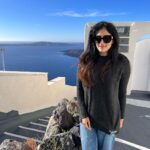 Dhanya Balakrishna Instagram - 💙🤍💙🤍 #santorini