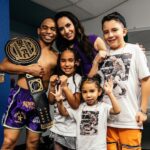 Diego Sanchez Instagram - So happy for this 🥷 @johndodsonmma and his family! Had the honor of holding lil Aurora for the title fight she was just as fearless as her daddy! @chelily33 thank you for trusting me to hold your baby girl thru the madness 😬😬😬she is amazing! Enjoy the victory fam