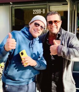 Dimitri Logothetis Instagram - Look who surprised me at breakfast this morning. JCVD. ………………………………………………………..!………………………………………………………………………………………………………………………..………………………………………. ……………………….#mr_madrax #kickboxerretaliation #jcvd #ironmike #ufc #mma #fabrciowerdum #martialarts #actionfilm #dimitrisite #brianshaw #thorbjornsson #muay_thai #jackiechan #alainmoussi #hkcinemaappreciationsociety #nu #brucelee #jiujitsu #robhickman #shawstrenght #sportsillustrated #donnieyenofficial #strongestmanintheworld #arnoldschwarzenegger #ufc #keanureeves