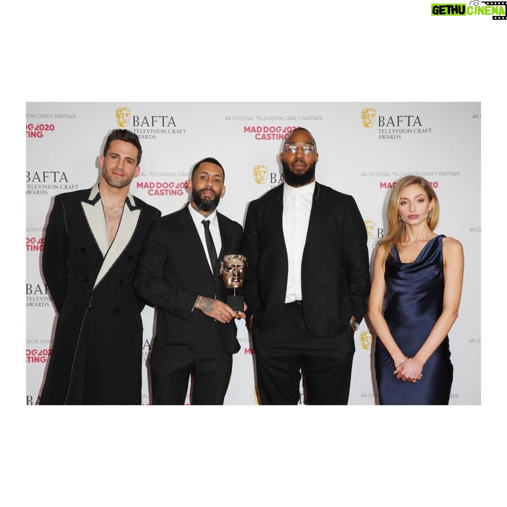 Dino Fetscher Instagram - Thank you so much for having me, @bafta Craft Awards 😍! What an honour to present both the Photography: Factual & Photography & Lighting: Fiction awards! Congrats to all the winners and nominees! . . . What an honour to spend an evening celebrating the formidable talent behind the camera! You guys are the real magic of this industry - without you, none of it would be possible. ♥♥♥♥♥♥ So THANK you. . . . Massive thanks as well to the gorgeous @thericawr for being my presenting partner in crime, my incredible publicist @tim.beaumont at @epilogueagency for having my back, @millermode for dressing me so wonderfully and my dear pal @maxbexroberts for being my date. . . . Thank you @moschino for the insanely cool outfit (I felt amazing) 😍, to @_sinum_ for the beautiful bling and to @all_is_on_ozer_ay for the amazing tailoring. . . . 📸 @gettyentertainment 👔 @millermode, wearing @moschino & @_sinum_ 💄 @pauldonovanhair & @seanwhiteaesthetics (Hydrafacial #gifted) . #BAFTACraftAwards