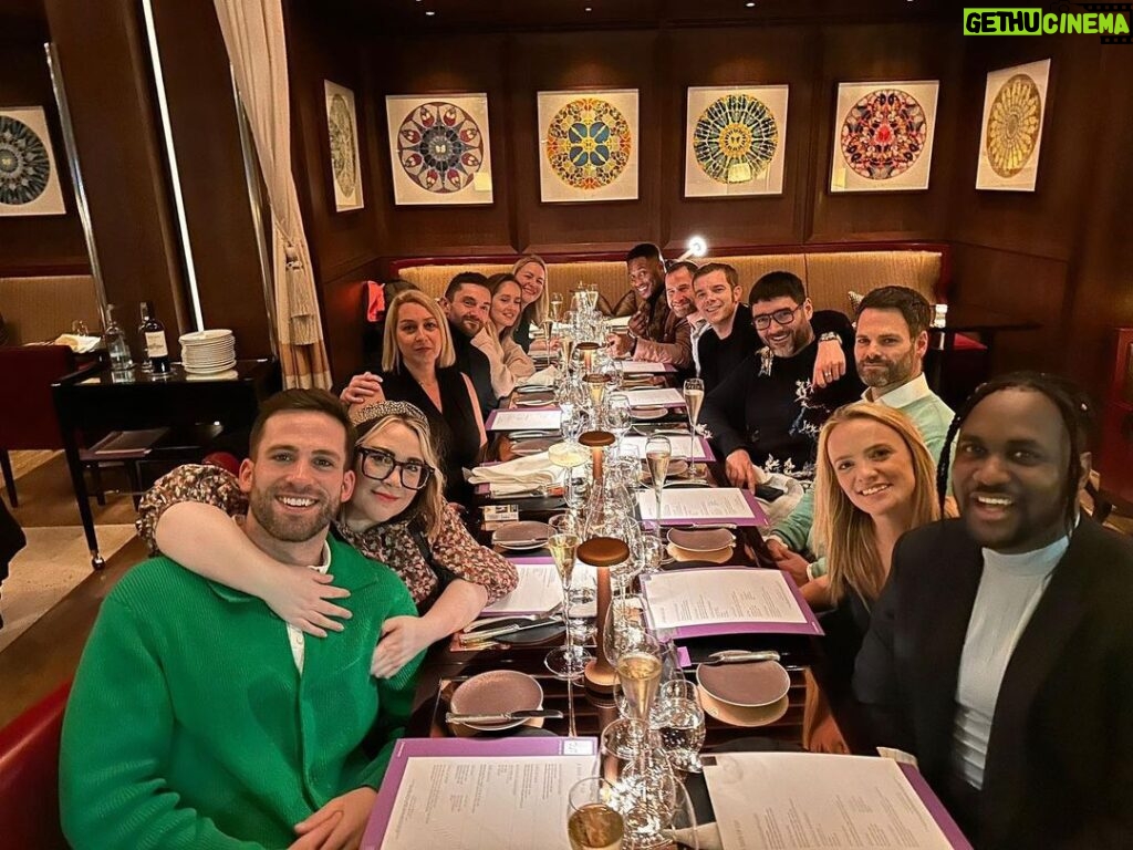 Dino Fetscher Instagram - AND SO BEGAN XMAS 🎄 Lush dinner with my wondrous pals last night at The Cut 45! Thank you for such an amazing evening, food and service was phenomenal! ♥ #45parklane Cut 45 Park Lane, Mayfair