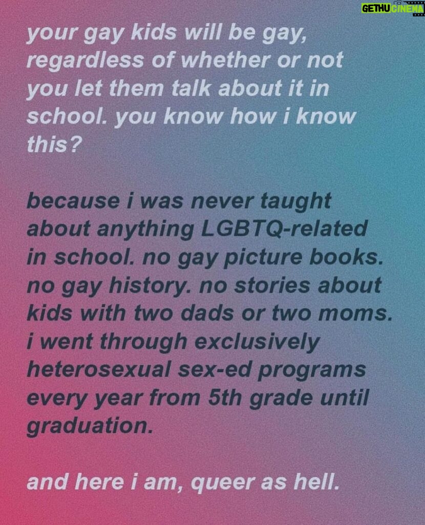 Dino Fetscher Instagram - Reposting from @mattxiv. I did not write this, but I most certainly could have. Truer words have never been spoken. #saygay