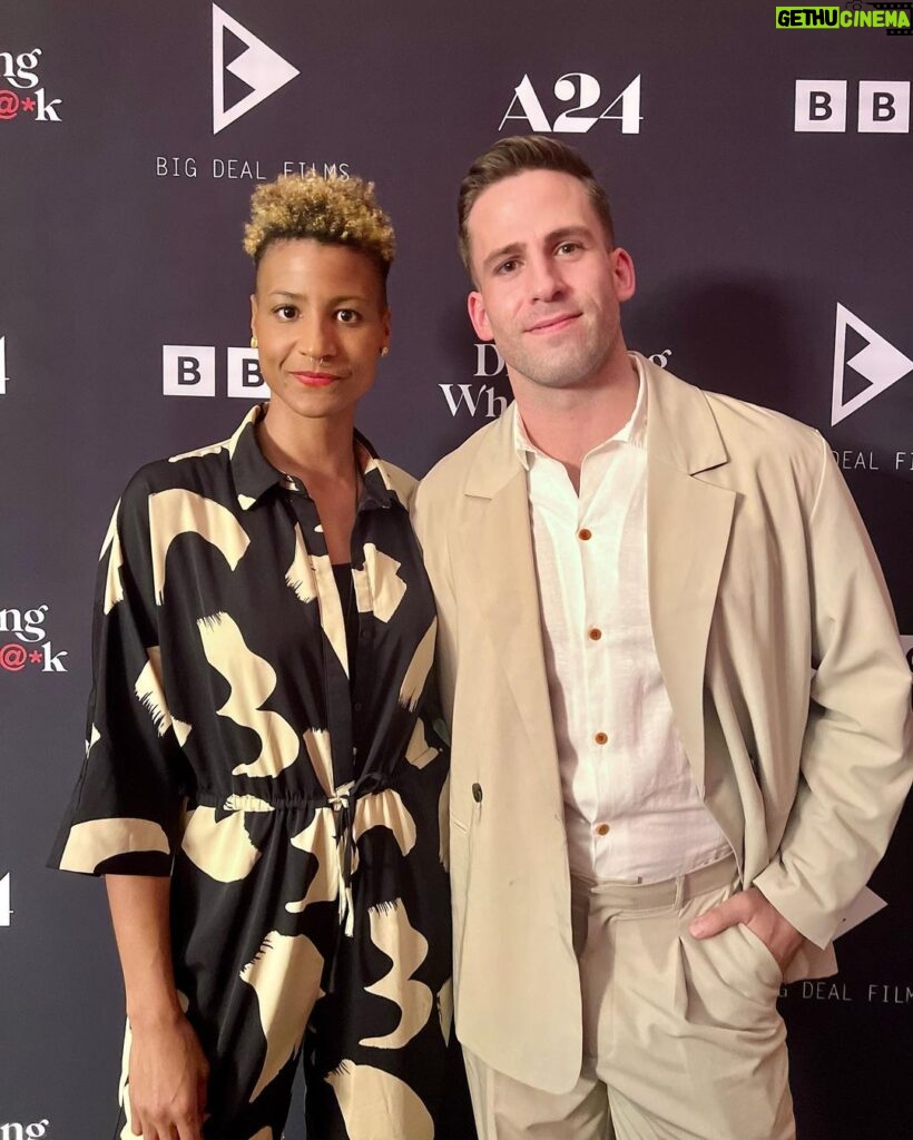 Dino Fetscher Instagram - DREAMING WHILST BLACK screening 🖤 . Comes out July 24th @bbcthree @bbciplayer ♥ So bloody good! Make sure you watch! . Thank you for inviting us! #dreamingwhilstblack
