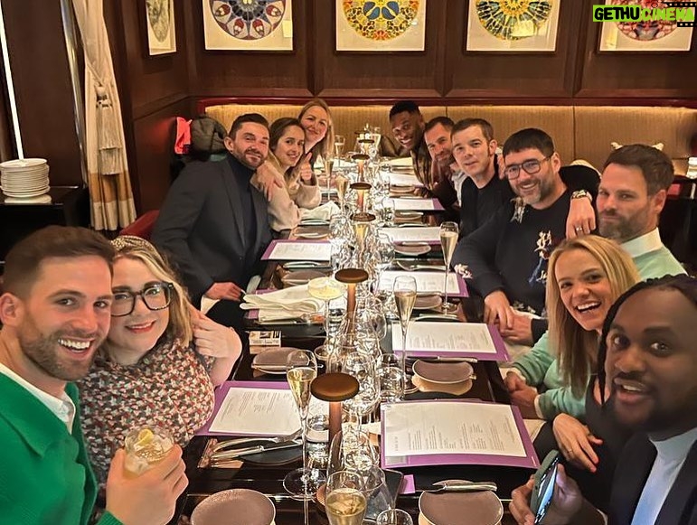Dino Fetscher Instagram - AND SO BEGAN XMAS 🎄 Lush dinner with my wondrous pals last night at The Cut 45! Thank you for such an amazing evening, food and service was phenomenal! ♥️ #45parklane Cut 45 Park Lane, Mayfair