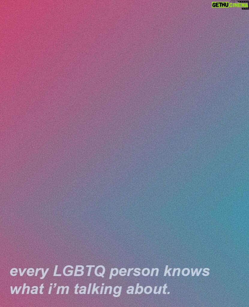 Dino Fetscher Instagram - Reposting from @mattxiv. I did not write this, but I most certainly could have. Truer words have never been spoken. #saygay