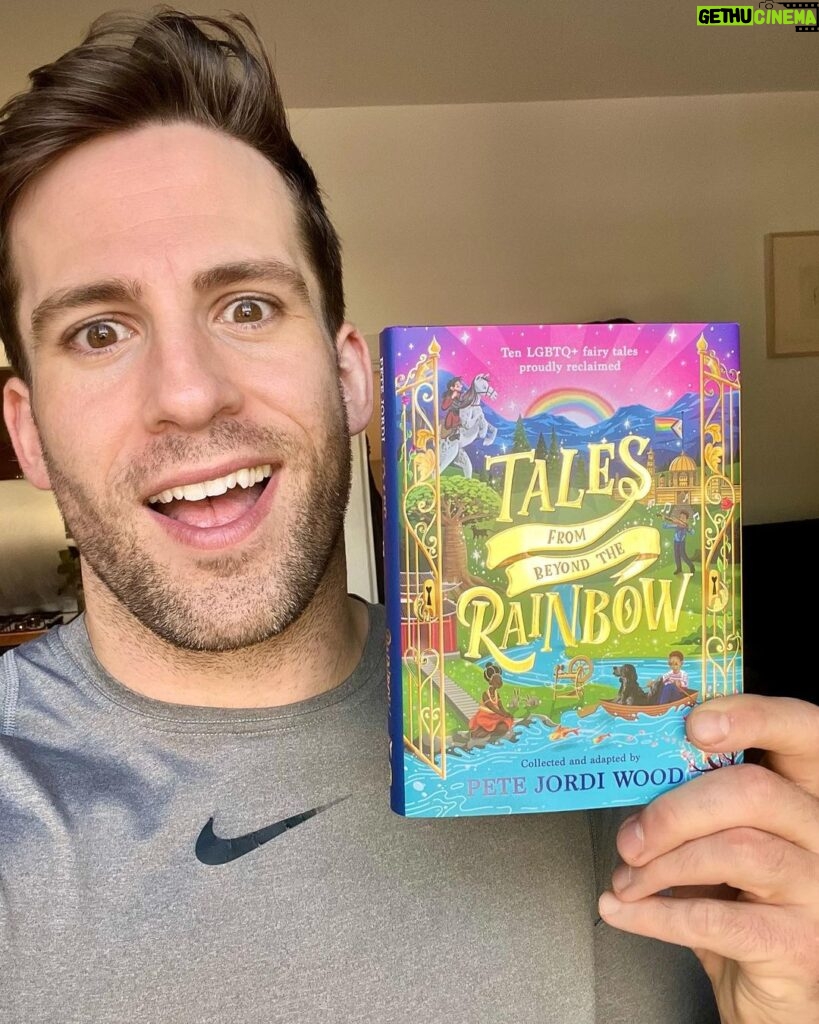 Dino Fetscher Instagram - 🌈✨TALES FROM BEYOND THE RAINBOW✨🌈 - Book & audiobook out today! . by Pete Jordi Wood. Audiobook voiced by me! @penguinukbooks . My very first audiobook! And what a magical journey it has been. From this wondrous book’s very first inception, by my clever friend Pete, where I voiced the amazing ‘Dog and the Sailor’ (from my bedroom cupboard in a bleak covid Narnia), to voicing the full thing, published today! I’m so honoured to be a part of it. . I can’t tell you how much I could have done with this book as a kid, and I’m so happy that the world now has it - because god knows we so desperately need it. . This book is truly brilliant. It’s the first collection of queer classic fairytales put to paper; tirelessly researched, honed and brought to life by @petejordiwood. Each story hails from a different part of the world, exploring a different country and culture with every tale. Each story has been created with a folklorist from that region to ensure it’s as close to the original as possible. They’re beautiful, enchanting and utterly transporting ✨ . You can buy #TalesFromBeyondTheRainbow now online and at all major book shops ♥🌈✨