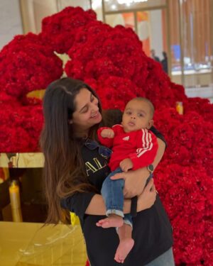 Dipika Kakar Instagram - 6 months already my janu that u came into our lives…. and everything changed…. the sleepless nights… the struggle learning so so many things to make sure tu theek ho tujhe koi takleef na ho… and you have been a very good boy…..but inspite of this roller coaster I couldnt expect my life being more beautiful… You complete me… being a part of me❤️… 
 .
 .
before the ends… Happy 6 months My Ruhaan ❤️
Ur Ammi Loves You A Lot❤️❤️❤️