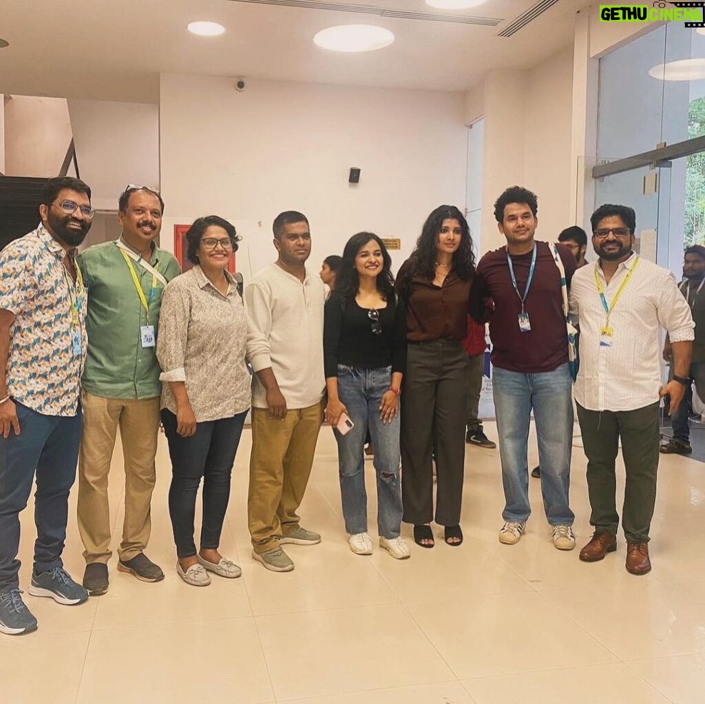 Divya Prabha Instagram - IFFK 2023 with the team ‘FAMILY ‘ … Thank you @don.palathara @newton_cinema @sherincatherine19 for the wonderful opportunity… thanks to each and everyone of the entire team … #thebestof2023
