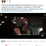 Divyadisha Mohanty Instagram – Proud Moment for us 
Bollywood Cine Critics @taranadarsh sir support Odia Cinema. #DOTPEN  OCT13th