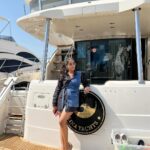 Divyadisha Mohanty Instagram – 🖤🖤 Dubai Marina Yacht Club