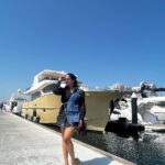 Divyadisha Mohanty Instagram – 🖤🖤 Dubai Marina Yacht Club