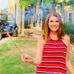 Dixie Carter-Salinas Instagram - Happy 4th y’all! Fireworks getting started... #proudtobeanamerican #usa 🇺🇸 💥 Seymour, Texas