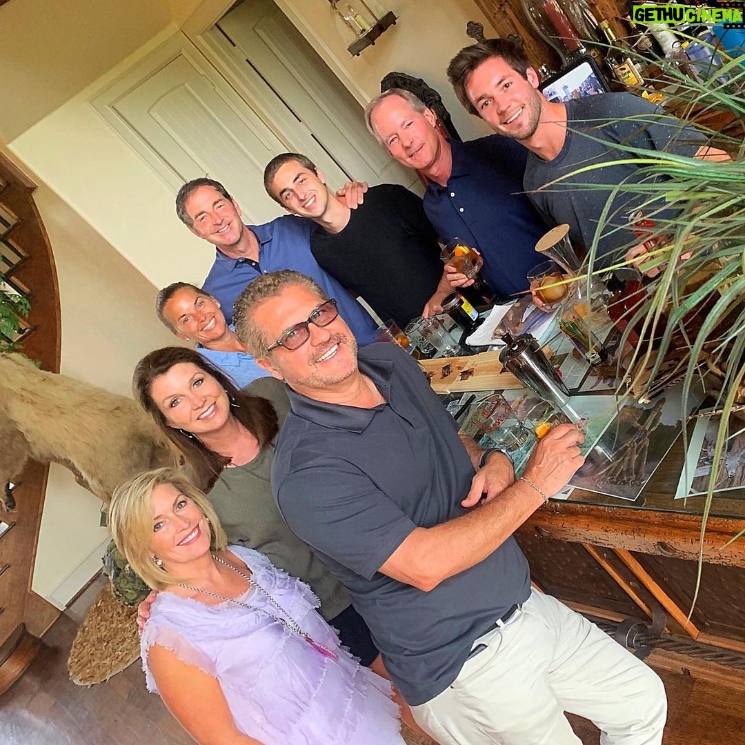 Dixie Carter-Salinas Instagram - What a great day! A Smoked Old Fashioned Bar. Kids (and Chefie) playing volleyball, without a net. My dad playing Al Jolson’s “Anniversary Song” for us to dance to. Beautiful memories. #blessedbeyondmeasure Seymour, Texas