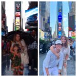 Dixie Carter-Salinas Instagram - July 22, 2012 and July 22, 2022. My beautiful baby boy now soars over me. What a great few days having him with me in NYC for work and him taking on the Big Apple solo at times 😳. #wherehasthetimegone 💜💜 Times Square, New York City
