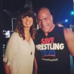 Dixie Carter-Salinas Instagram - Happy Birthday to the one of a kind @therealkurtangle. Wishing you the best year ever. And yes, we helped SAVE OLYMPIC WRESTLING but for 2021. Something to look forward to!!! 💙❤️