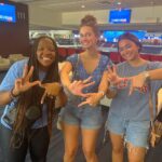 Dixie Carter-Salinas Instagram - Coach Yo throwing up KKG. #throwwhatyouknow 💙💙💙 The Pavilion at Ole Miss
