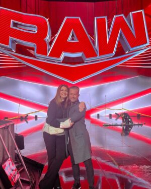 Dixie Carter-Salinas Instagram - So fun seeing so many wonderful people I adore today at @wwe #raw. Thanks Bruce!