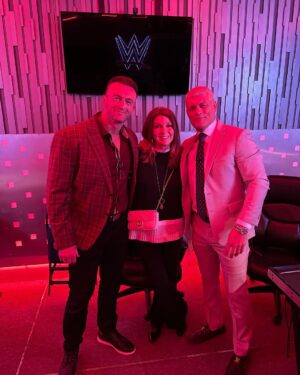 Dixie Carter-Salinas Instagram - So fun seeing so many wonderful people I adore today at @wwe #raw. Thanks Bruce!
