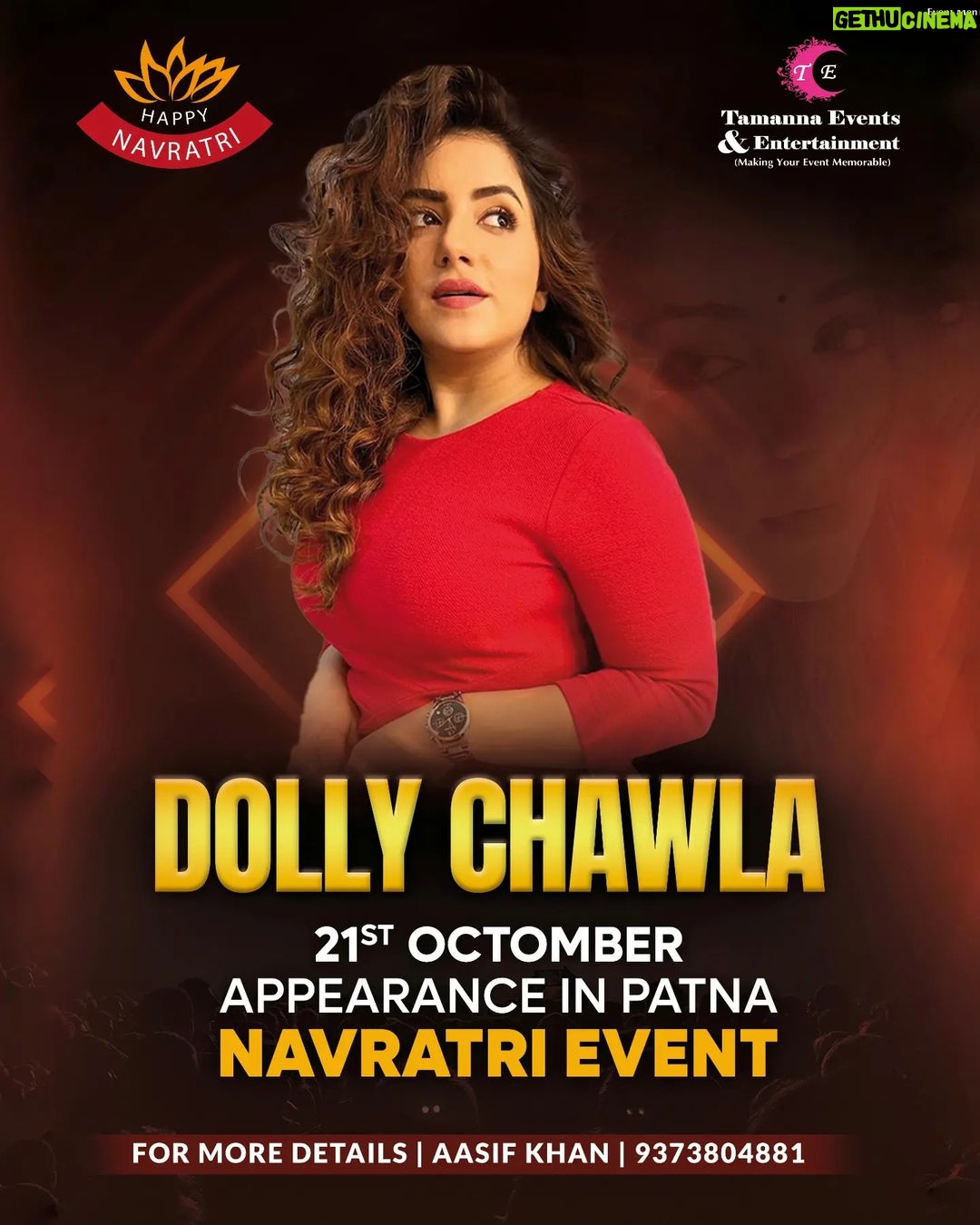 Dolly Chawla Instagram - Patna Again With Beautiful @dollychawla22 For More Details and Artist Booking Call on 9373804881 @tamanna_events_official #garbaevent #dollychawla #tamannaevents❤️ #tamannaevents #patna #navratri #actress #event2023 Patna, India