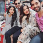 Dolly Chawla Instagram – Posted @withregram • @sahilphull No matter how tiring the shoot is.. we all make the best out of it.. #bestvibes .
@sanaaminsheikh @i.m_anirudh @dollychawla22 
.
.
#sahilphull #newpost #instadaily #bts #atrangi #bond #friendshipgoals #instalike #vibe #fyp