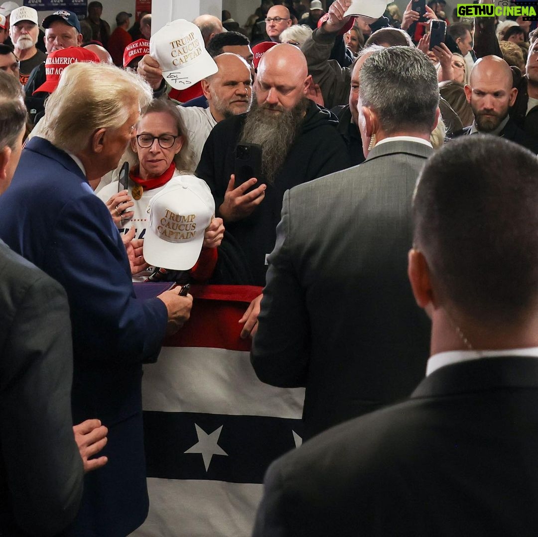 Donald Trump Instagram - THANK YOU, NEWTON, IOWA! #TRUMP2024 Newton, Iowa