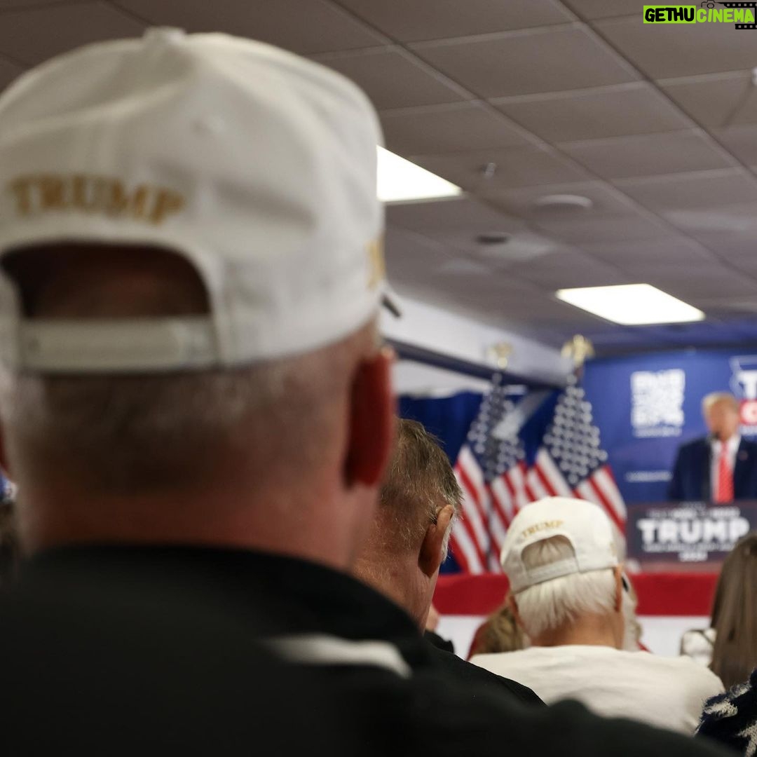 Donald Trump Instagram - THANK YOU, NEWTON, IOWA! #TRUMP2024 Newton, Iowa