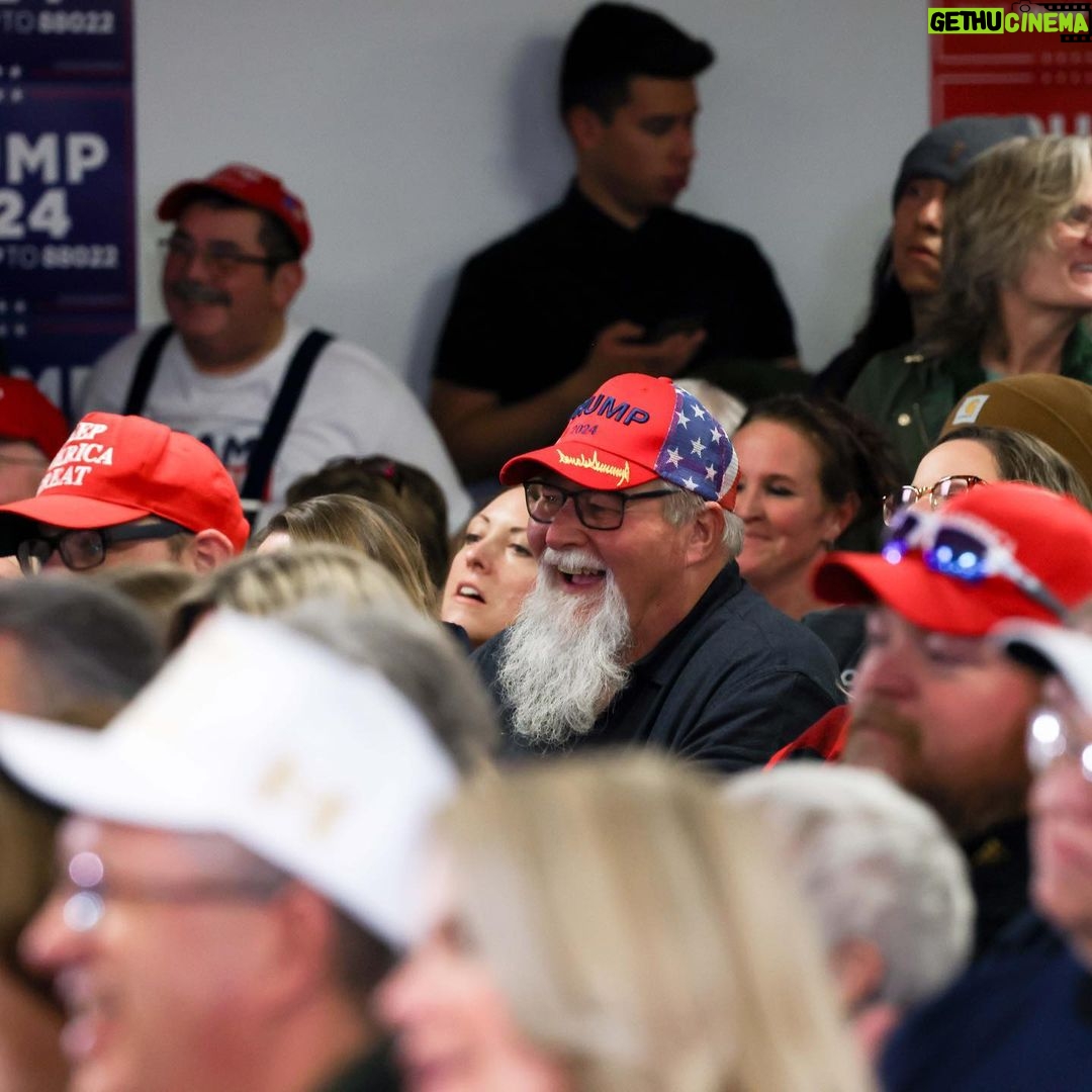 Donald Trump Instagram - THANK YOU, NEWTON, IOWA! #TRUMP2024 Newton, Iowa