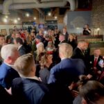 Donald Trump Instagram – It was great to stop by and see everyone at the Front Street Pub & Eatery in Davenport, Iowa last night—THANK YOU! MAGA!!