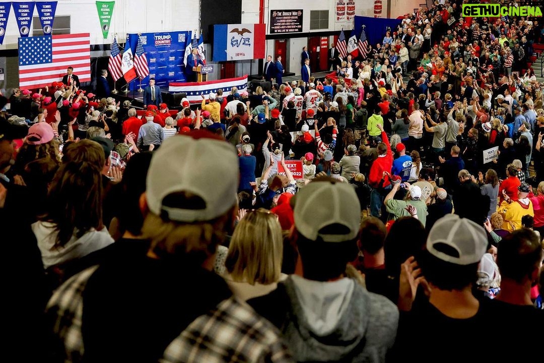 Donald Trump Instagram - We are just 58 DAYS AWAY from Iowa’s First in the Nation Caucuses. On Monday, January 15th, we are going to WIN the Iowa Caucuses, we are going to crush Crooked Joe Biden next November, and we are going to MAKE AMERICA GREAT AGAIN!!! Fort Dodge, Iowa