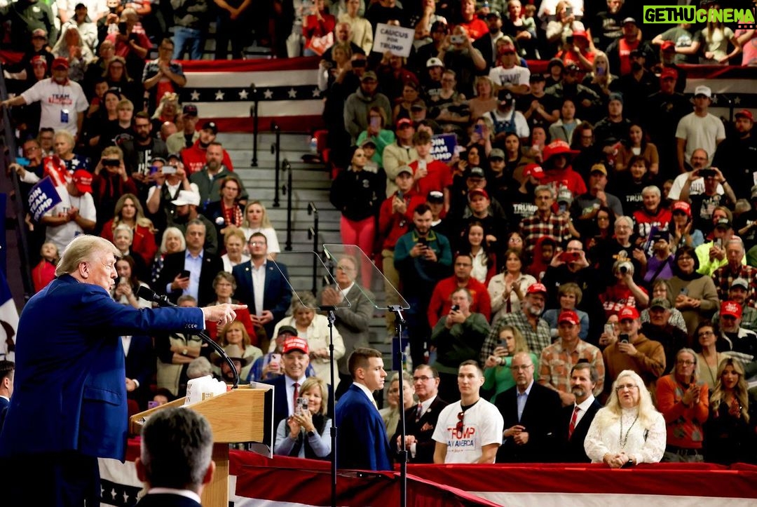 Donald Trump Instagram - We are just 58 DAYS AWAY from Iowa’s First in the Nation Caucuses. On Monday, January 15th, we are going to WIN the Iowa Caucuses, we are going to crush Crooked Joe Biden next November, and we are going to MAKE AMERICA GREAT AGAIN!!! Fort Dodge, Iowa