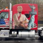 Donald Trump Instagram - Wow, what a truck. What an artist. Thank you! We will, MAKE AMERICA GREAT AGAIN!