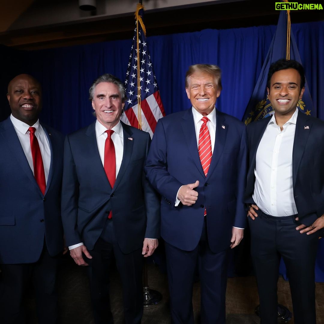 Donald Trump Instagram - TOMORROW is the day that each and every one of you here in New Hampshire is going to cast the most important vote of your entire life. When you step into that voting booth, you are going to send a signal straight to Crooked Joe Biden, his handpicked thugs, his Radical Left Lunatics, and the entire sick political establishment in our nation’s capital. With your vote, you are going to put Crooked Joe and his protectors on notice that WE ARE COMING this November! The corrupt Washington Swamp has done everything in its power to take away your voice—but on Tuesday, I believe New Hampshire is going to speak LOUD AND CLEAR. Tomorrow, we are going to win New Hampshire—and then we are going to defeat Crooked Joe Biden, and we are going to MAKE AMERICA GREAT AGAIN! Laconia, New Hampshire