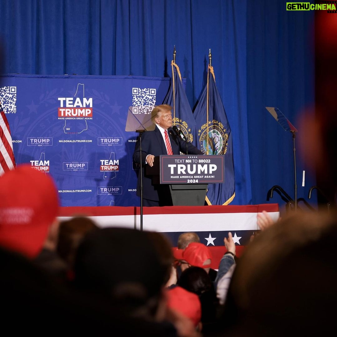 Donald Trump Instagram - THANK YOU CONCORD, NEW HAMPSHIRE! Concord, New Hampshire