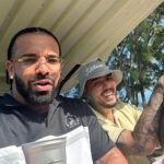 Drake Instagram - I’m trash at this sport but the drinks are hitting.