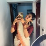 Drishya Raghunath Instagram – Happiest Vishuu everyone !🌼

Mau : @makeoverbyaishh 🌼
 @aishwaryaasokan 🌼
