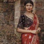 Drishya Raghunath Instagram - 🪷 Wearing: @santinni.in Ornaments: @unniyarchajewelry (use code DRISHYA to get additional discount) Mua : @aparnamidhun_makeover Pc : @jishnumurali_ #saree #ethinicwear #traditional #festivewear #festiwal #drishya #drishyaraghunath