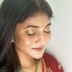Drishya Raghunath Instagram – Pooja Outfit Check ✨

Mua : @makeoverbyaishh @aishwaryaasokan ✨
Soooo much love for her dedication and passion she has in this art form. 🫂