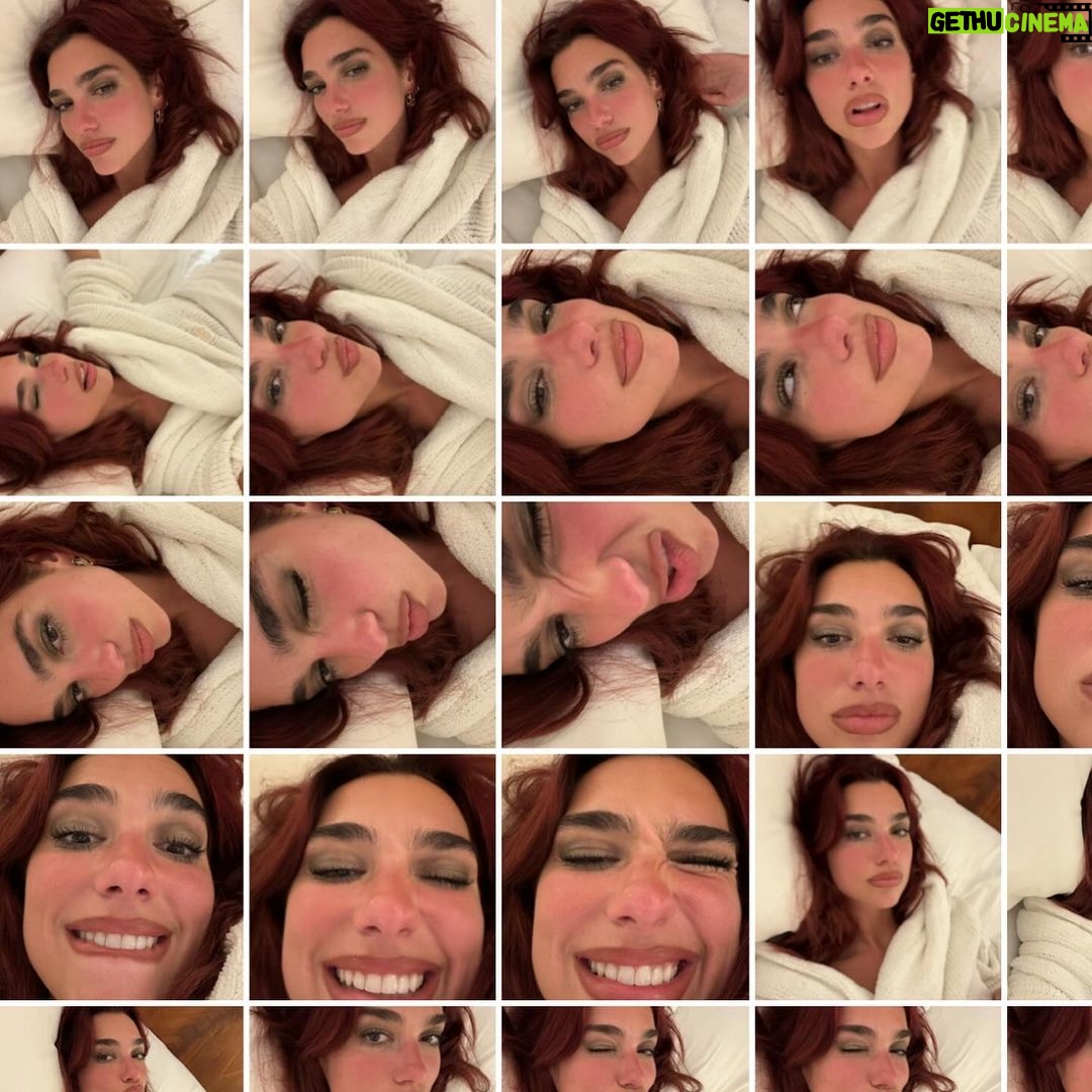 Dua Lipa Instagram - anyone else do this after 5 negroni's? Happy 2024!!!