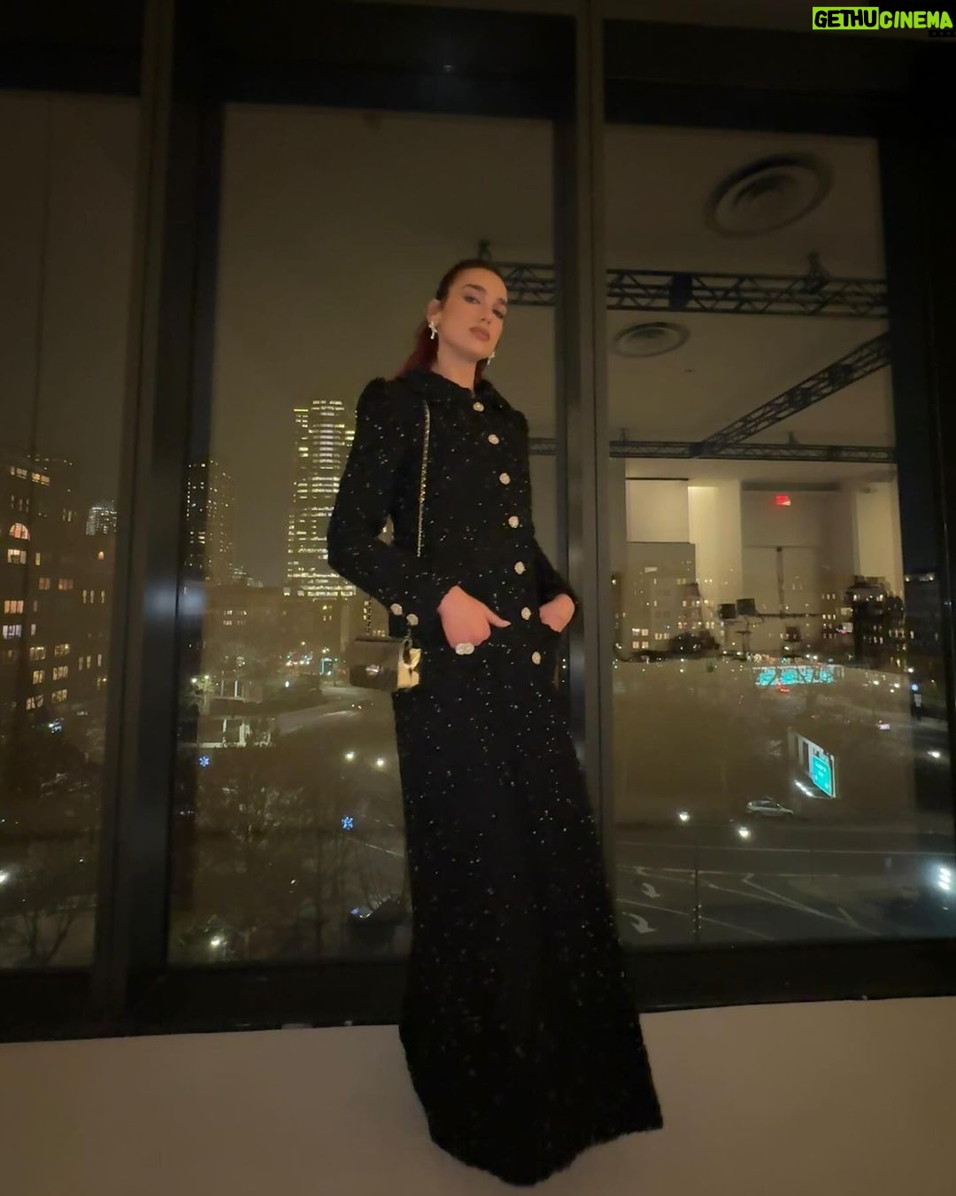 Dua Lipa Instagram - Last night for MoMA's contenders q&a with my buddies @iammarkronson & @wyattish talking about our song "Dance The Night" and music for @barbiethemovie ๐@themuseumofmodernart