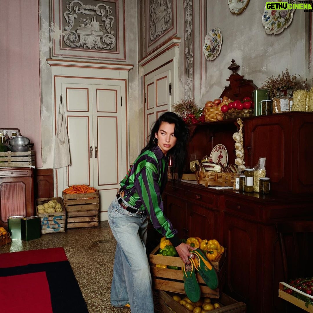 Dua Lipa Instagram - behind the scenes of Palermo #PUMAPalermo
