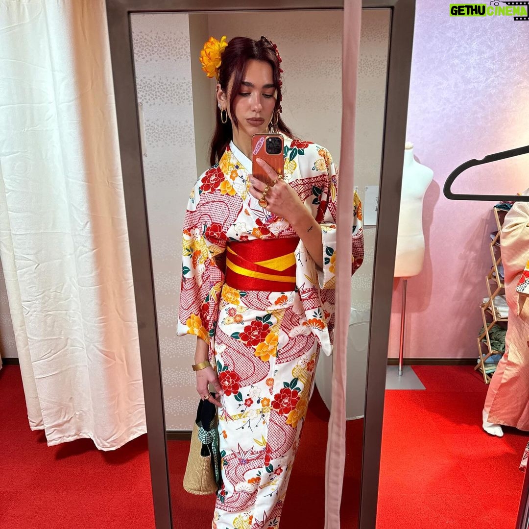 Dua Lipa Instagram - Kicked off my Tokyo trip with the sweetest invitation to a traditional tea ceremony π΅π₯πΈπ«so happy to be hereeeeee!!!