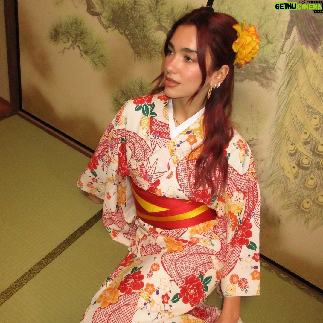 Dua Lipa Instagram - Kicked off my Tokyo trip with the sweetest invitation to a traditional tea ceremony π΅π₯πΈπ«so happy to be hereeeeee!!!