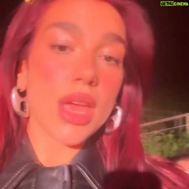 Dua Lipa Instagram - Last night in LA @ the Houdini Estate celebrating release weeeek!!!! I love you guys so much!! What a night 🔐🫀⛓️